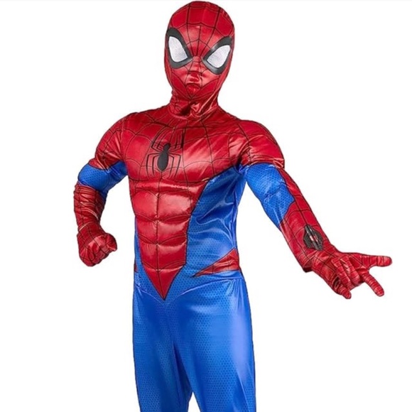 Boys Deluxe Jazwares Costumes Disney's Marvel & Star Wars Spider-Man Mandalorian - Picture 4 of 7